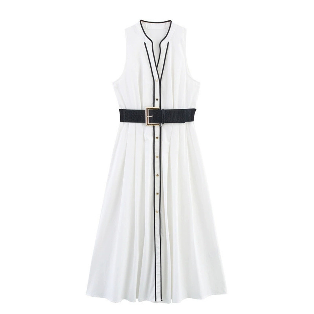 ZARA Early Spring Polka Dot Shirt Dress